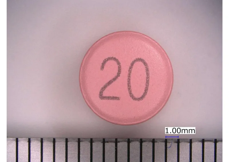 朗斯弗膜衣錠20毫克外觀