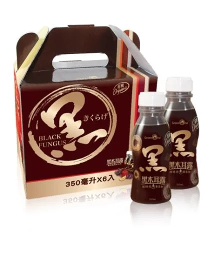 有機醱酵黑木耳露350ml*6瓶/盒 外包裝