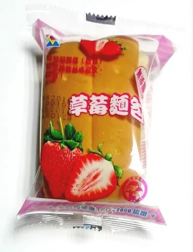 草莓夾心麵包 外包裝