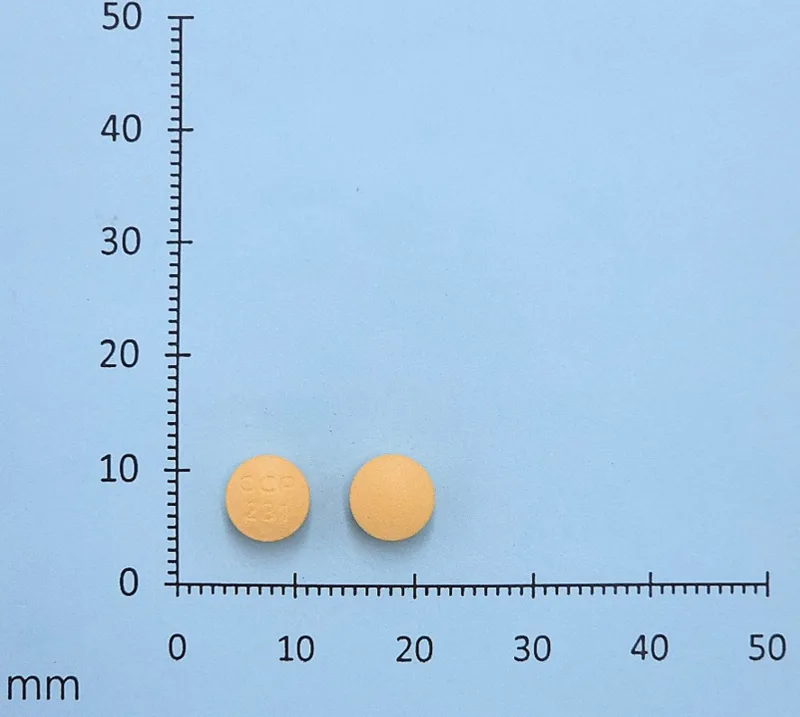 諾脂替膜衣錠5毫克外觀
