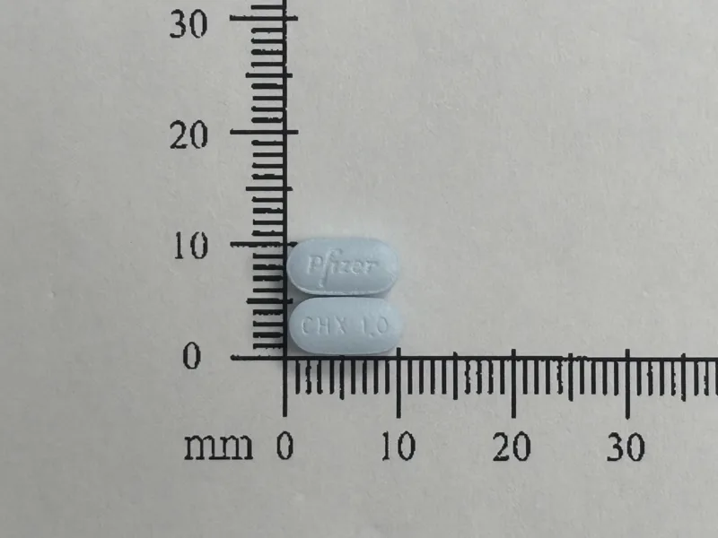 戒必適膜衣錠1毫克外觀