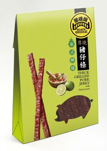 泰式檸檬厚燒豬仔條－盒裝 (特販) 外包裝