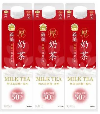 義美厚奶茶 外包裝