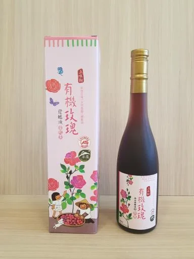 上味相有機玫瑰發酵液500ML 外包裝