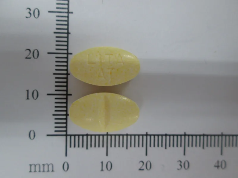 "利達"按痛錠５００毫克（乙醯胺酚）外觀