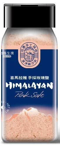 喜瑪拉雅手採玫瑰鹽(鹽灑罐)(125g) 外包裝