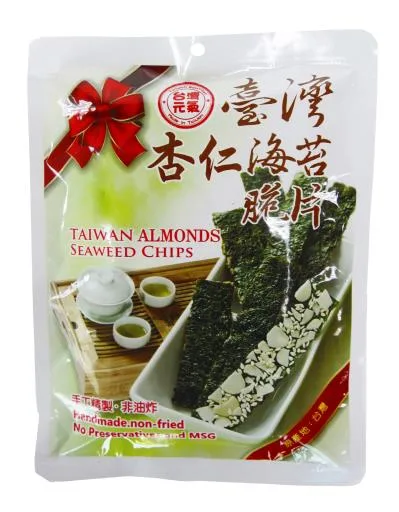 臺旺臺灣杏仁海苔脆片 外包裝