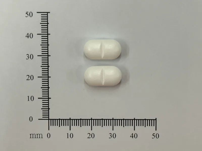 帝拔癲持續性藥效膜衣錠 500 毫克外觀