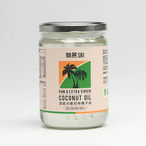 頂級冷壓初榨椰子油 外包裝
