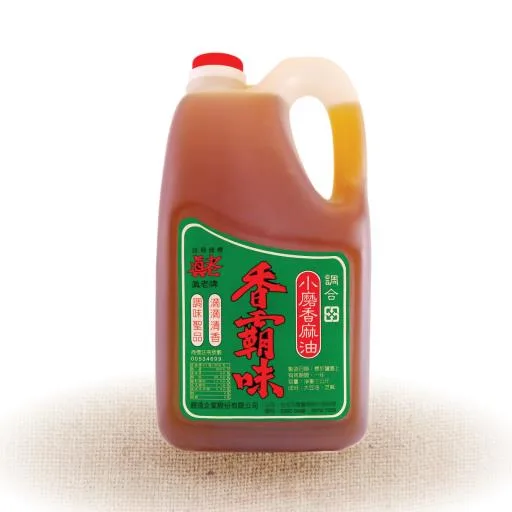 12香霸味小磨香油 外包裝