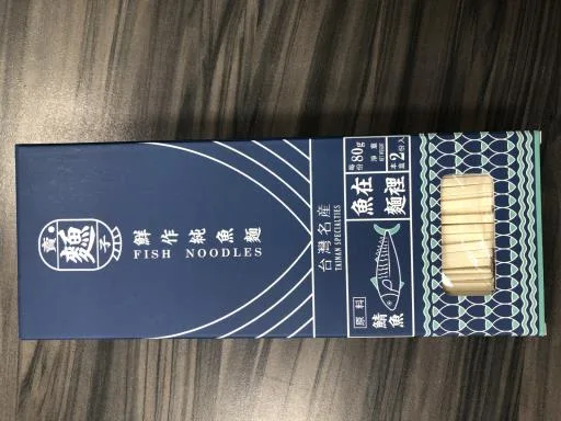 鮮作純魚麵(鯖魚) 外包裝