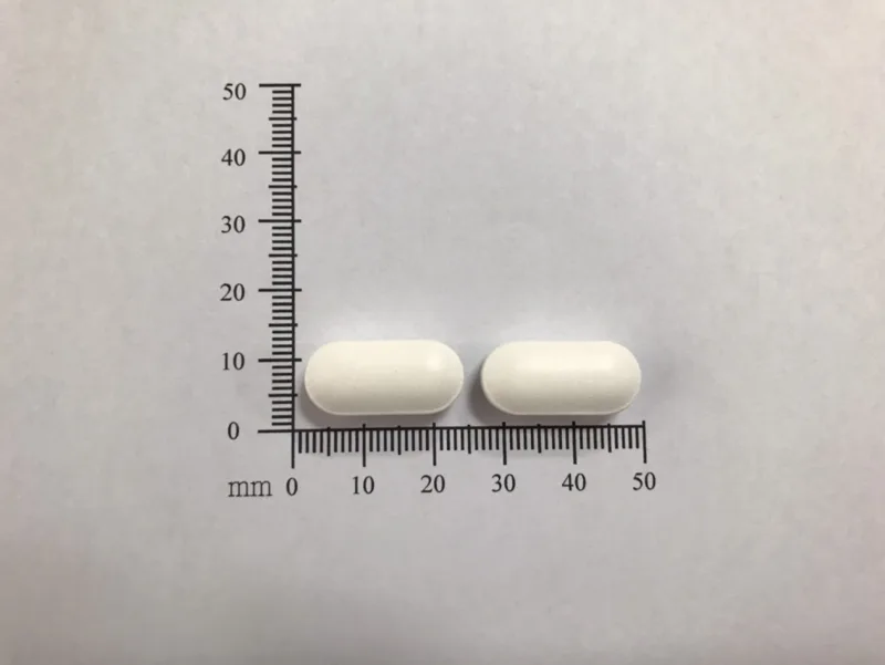 莫克寧膜衣錠1公克外觀