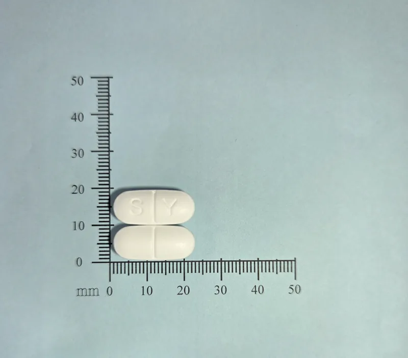 欣坦膜衣錠1200毫克外觀