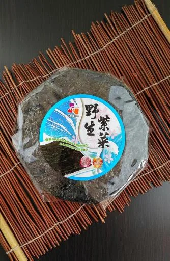 野生紫菜餅 外包裝
