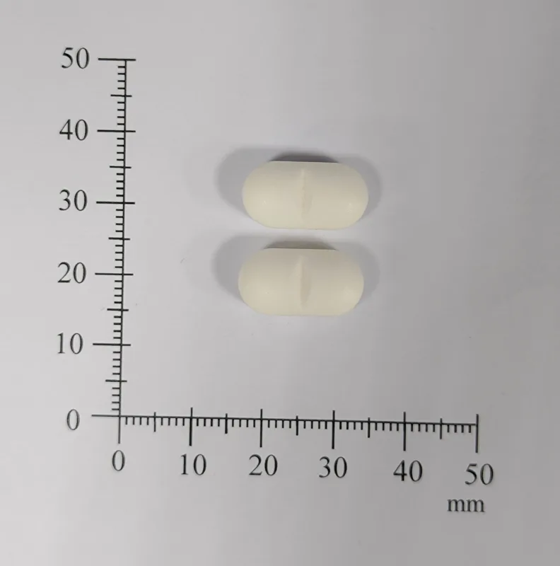"信東"帝帕克持續藥效膜衣錠500毫克外觀