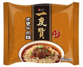 一度贊老甕牛肉麵12入3合1 外包裝