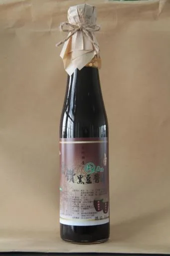 雲鑽黑豆壺底醬油 外包裝