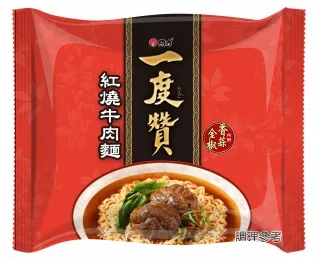 一度贊紅燒牛肉麵12入3合1 外包裝