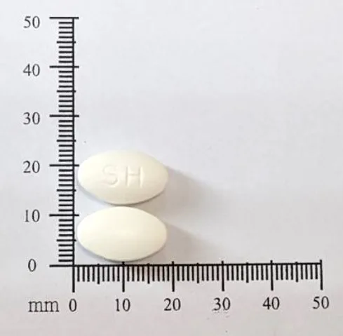 "順華"伊普膜衣錠600毫克(異布洛芬)外觀