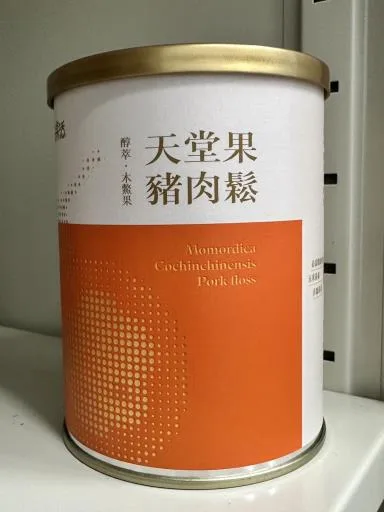 天堂果豬肉鬆 外包裝
