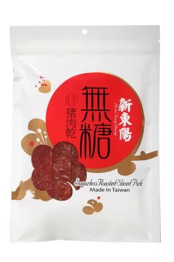 新東陽無糖豬肉乾230g 外包裝