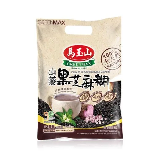 山藥黑芝麻糊30g×12pcs(包)(新升級) 外包裝