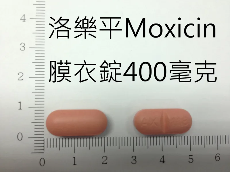 洛樂平膜衣錠400毫克外觀