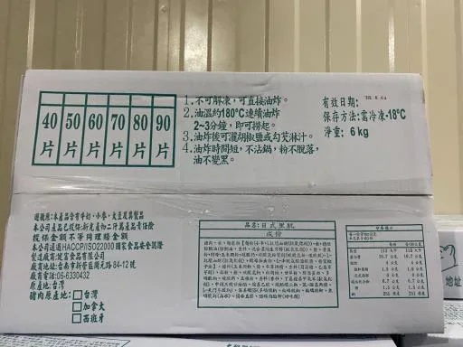咕咾肉 外包裝