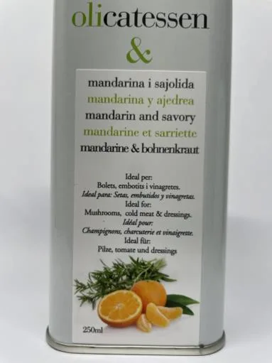 Olicatessen 柑橘夏香薄荷橄欖油 250ml 外包裝