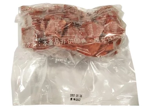 新東陽糖燻厚片豬肉乾冷凍胚 外包裝