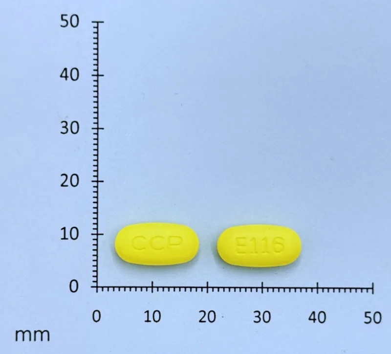 可利若辛膜衣錠250毫克外觀