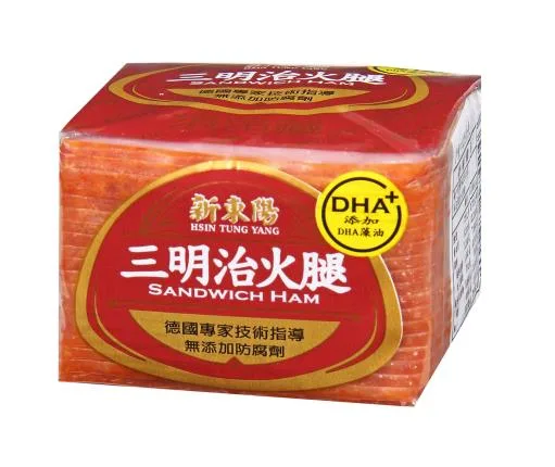新東陽DHA三明治火腿400G 外包裝