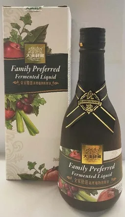 上海大漢-全家優選蔬果植物醱酵液360ml/瓶 外包裝