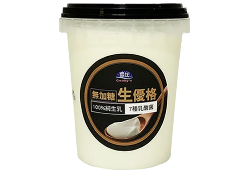 雪比無加糖生優格500g 外包裝