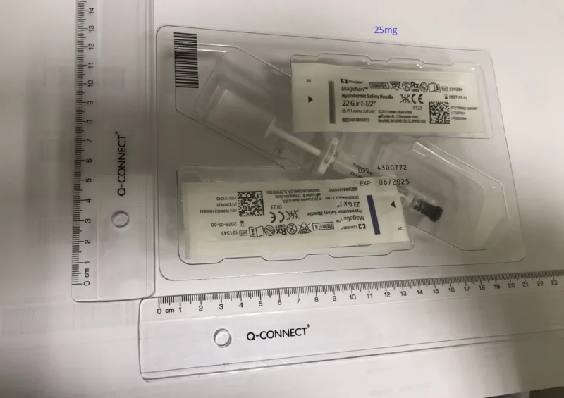 幸維佳持續性藥效肌肉注射懸浮劑100毫克/毫升外觀