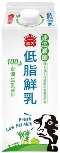 義美低脂鮮乳 1750ml 外包裝