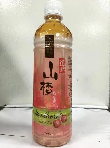 道地山楂烏龍茶500ml 外包裝