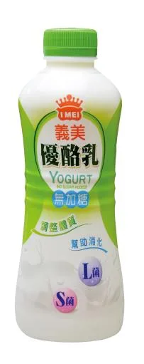 義美無加糖優酪乳 外包裝