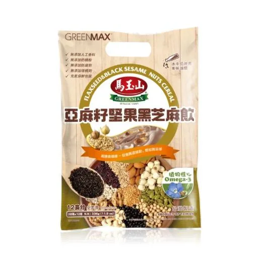 亞麻籽堅果黑芝麻飲28g×12pcs(包) 外包裝