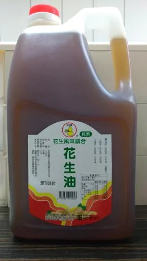 金葫蘆3公斤花生風味調和花生油 外包裝