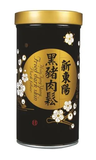 新東陽黑豬肉鬆典雅罐(外銷) 外包裝