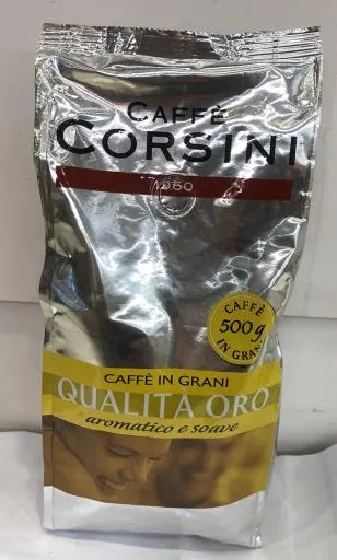 CORSINI 頂級金牌咖啡豆 外包裝