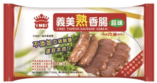 熟香腸(蒜味) 外包裝