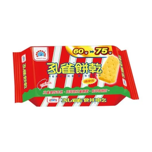孔雀餅乾75g 外包裝
