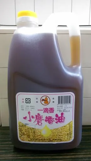 一滴香小磨香油3公升 外包裝
