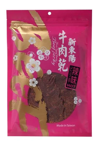新東陽辣味牛肉乾100G 外包裝