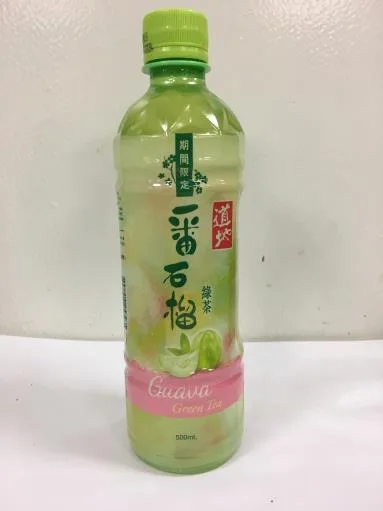 道地番石榴綠茶500ml 外包裝