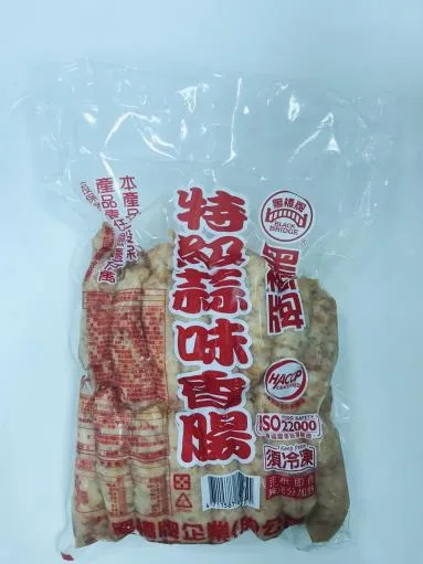 １kg業務蒜味特級香腸－真空 外包裝