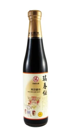 瑞春伯黑豆醬油 外包裝