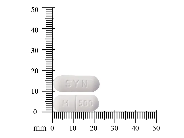 美普羅錠500毫克外觀